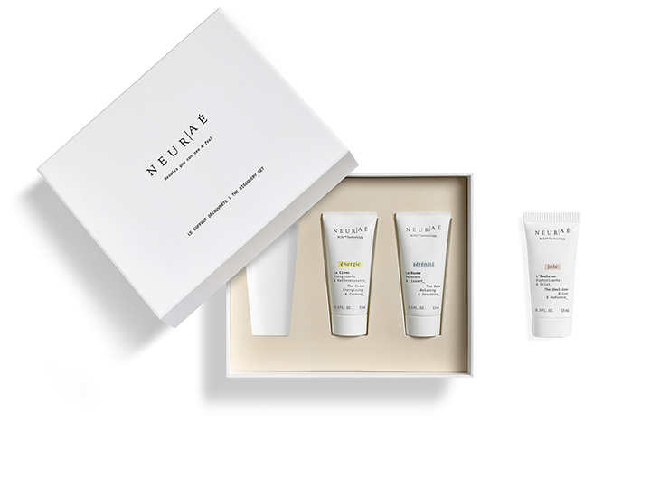 Discovery kit con l'émulsion joie sul lato destro del kit