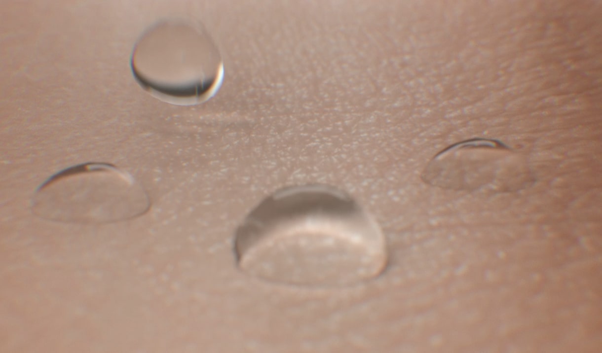 Efficacity test on skin